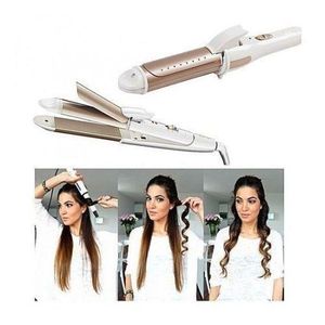 Inova Fer à lisser électrique en céramique Bigoudi Tige à cheveux électrique à double usage - 2 in 1