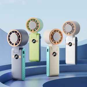 ventilateur portable Refroidisseur d'air manuel rechargeable par USB portable Mini ventilateur pliant pour le camping