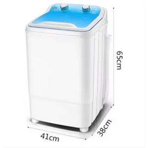 Lave-linge Electrique Semi-Automatique Intégré 7 kg, mini machine pour foyer 