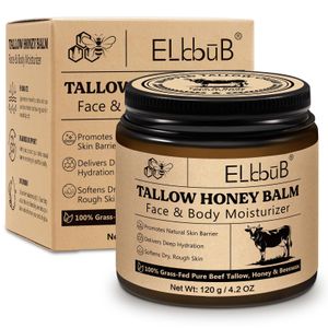 Crème fouettée au suif de bœuf ELbbuB - Absorption rapide, hydratation longue durée, nourrissante