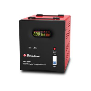 Binatone Stabilisateur de Tension Numérique - DVS-5000 5000VA – Protection Haute Performance
