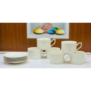 Ensemble 6 tasses - Verre avec sous tasse original 