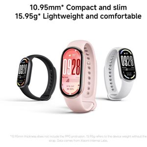 Xiaomi Smart Band 10, Montre Connectée, Boîtier alu, Suivi d'Activité, Écran AMOLED 1.72'', Autonomie 21 Jours, Charge Rapide, Suivi santé & Sommeil,150+ Sports, iOS & Android, 5 ATM, Boussole Noir