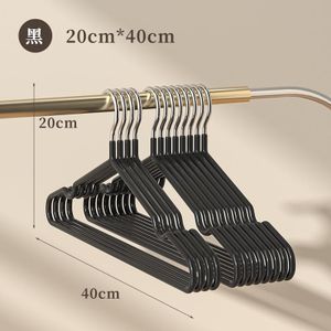 Lot De 10pcs Cintres En Métal Plastifié - Cintre Large - cintres penderie-04