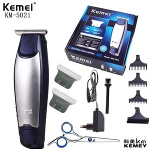 Tondeuse à cheveux professionnelle rechargeable électrique à lame en acier inoxydable.