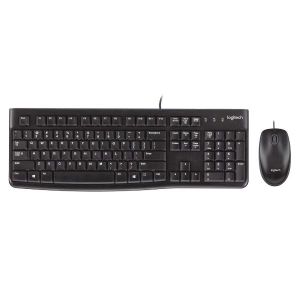 Logitech Ensemble clavier + souris filaire - résistant aux éclaboussures (QWERTY Anglais) - MK210