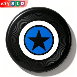 STY Disques de vol de 26cm jouet disque en doux pour enfants pelouse extérieure jeux disques jouet interactif