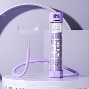 Haltères respiratoires réglables, appareil d'entraînement abdominal, entraîneur de capacité pulmonaire