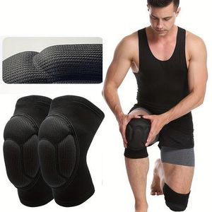 1 paire de genouillères de sport épaissies et protections pour genoux