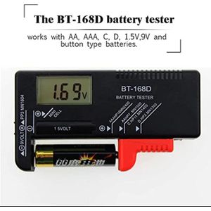 Testeur de batteries numérique BT-168D, détecteur de puissance numérique
