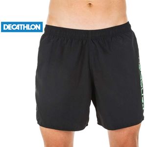 Nabaiji Maillot De Bain Natation Homme - Swimshort 100 Basic - Noir Vert