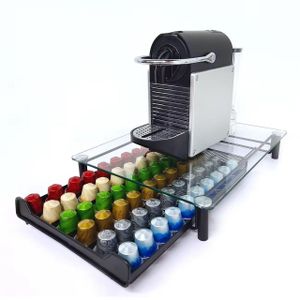Noir ORGANISEUR DE CAPSULES À CAFÉ – ÉLÉGANCE & PRATICIT