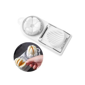ShebSheb Trancheur d'œufs pour œufs durs, coupe-œufs, trancheur de fraises, trancheur de tomates robuste, fil en acier inoxydable, trancheur multifonction pour œufs, coupeur pour fruits tendres, champignons, usage domestique