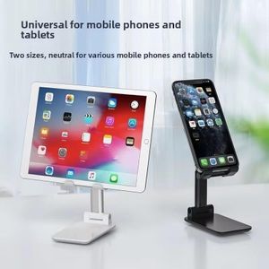 Support téléphone pliable réglable en plastique – Compatible tous smartphones et tablettes