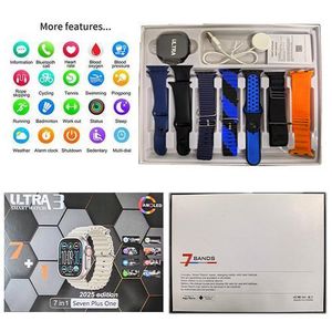 Série 10 Ultra3 7-en-1 bracelet 2.2 "Bluetooth appel plein écran tactile Smartwatch- pour Android et iOS