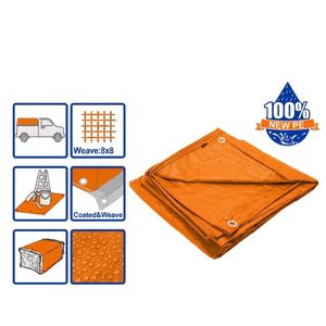White Label Bâche de Protection Polyvalente 2x3m – 90g/m²