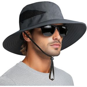 TodyJeyHo Chapeaux de soleil pour hommes et femmes, chapeaux à large bord avec protection UV UPF50+, chapeaux étanches, chapeau cowboy pliable, pour la pêche, la randonnée, le camping, la plage