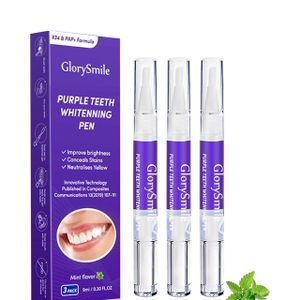 Paquet de 3 stylos de blanchiment des dents pour le blanchiment des dents, stylo de blanchiment des dents, stylo de blanchiment des dents rapide indolore