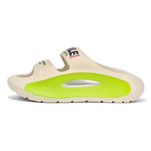 Claquettes futuristes Kaki et jaune