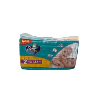 Couche bébé tima baby (3-6kg )1er âge ,36pcs