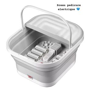bassine de pédicure électrique est conçue pour offrir un massage relaxant des pieds à domicile.