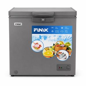 Finix Congélateur Horizontal - Coffre - BD(W)-200 Gris 200L - Garantie 12 Mois