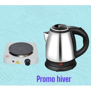 Promo Hiver Plaque chauffante et chauffe eau bouilloire Electrique -2pcs