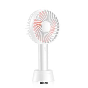 Mini Ventilateur portable , Rechargeable - Blanc