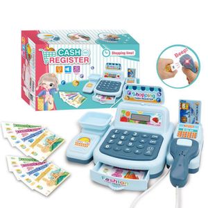 Mini jouets pour enfants, caisse enregistreuse avec simulation de carte de crédit et scanneur, maison de jeu