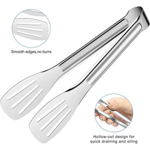 Pince de cuisine en acier inoxydable, pince de cuisson pour barbecue
