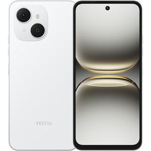 Tecno POP 10 PRO (KM4k 128+4) - 6,67" - 128GB ROM + (4+4)GB RAM - 6000mAh - Blanc - Garantie 12 mois