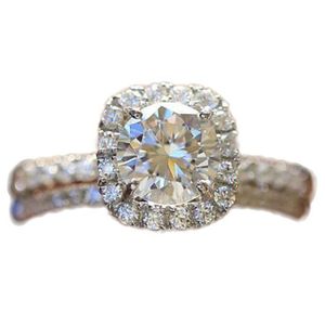 2Pcs/Set Women Engagement Wedding Rhinestone Inlaid-