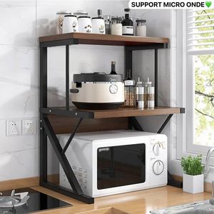 Etagère pour micro onde et four , Meuble de Rangement