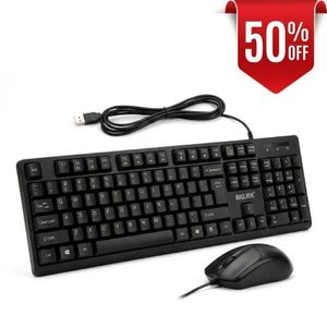 Ensemble clavier et souris filaires
