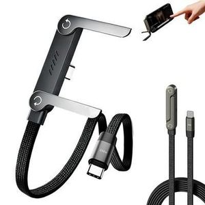 Câble USB-C vers USB-C 240W – Charge Rapide & Transfert de Données avec Support Téléphone