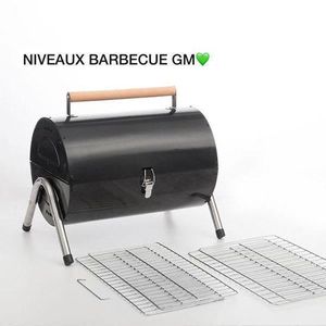 Barbecue 3 en 1 Multifonction – Grill, Fumoir & Four Extérieur avec Couvercle et Grilles Multiples