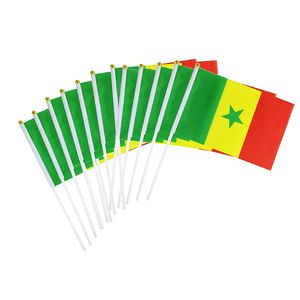 Generic Drapeau Sénégal - 30 x 40 cm - Vert/Jaune/Rouge - Prix pas cher