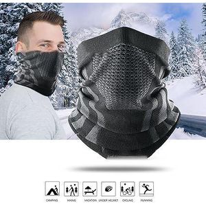 Gukbis Cagoule pour hommes, masque facial coupe-vent pour cyclisme, chauffe-cou/masque facial pour ski