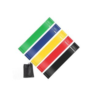 TodyJeyHo Bande de résistance, Bandes de résistance portables pour l'entraînement, Pour l'entraînement de force et les exercices de flexibilité, Matériau en latex naturel, Haute résistance, 5 niveaux de résistance différents, Pilates, Yoga physique, Ensemble de 5