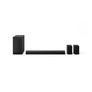 LG Barre de son S65TR, 600 W, 5.1 Ch Home Cinéma avec Dolby Digital & DTS Digital Surround, AI Sound Pro, interface Wow, caisson de basses sans fil et haut-parleur arrière sans fil