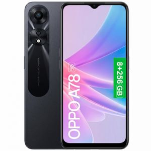 Oppo  A78 - 6.53 Pouces FHD - 256GO ROM - 8GO RAM - 2 SIM - 5G - 50MP/8MP - 5000MAH - BLACK