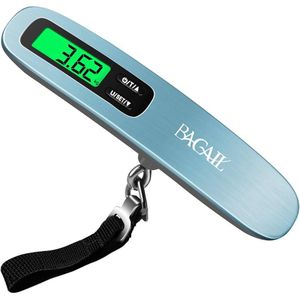 Balance à bagages numérique portable 10g-50kg, écran LCD, crochet de voyage