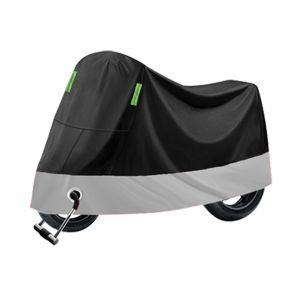 Housse de moto couverture épaissie pour protection contre la pluie, protection solaire et prévention de la poussière