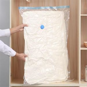 Sacs de rangement sous vide avec valve, compression pliable, gain d'espace, grand format pour serviettes, vêtements et couvertures