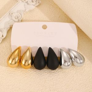 Ensemble de boucles d'oreilles vintage élégantes en forme de goutte pour femmes