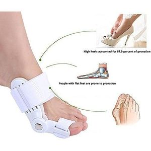 General Redresseur D'orteils, Oignon, Support De Doigt Pour Correction D'hallux Valgus Blanc