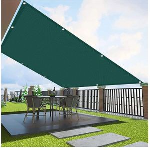 Toile d'ombrage de Jardin -  Filet d'ombrage résistant avec œillets renforcés, piège d'ombrage pour Pare-Soleil de terrasse  - vert
