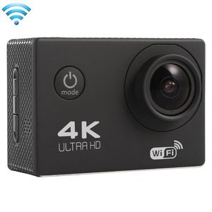 Caméra d'action sportive WiFi avec écran de 2 pouces et angle de vue de 170°, dotée d'un boîtier étanche et compatible avec les cartes Micro SD de 64 Go