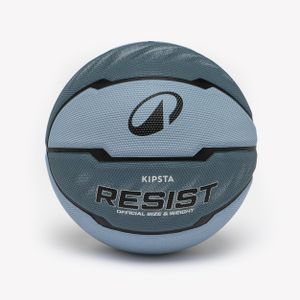 Kipsta Ballon de basketball taille 7 - RESIST R500 gris