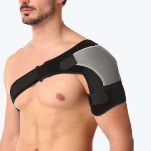 Support d'épaule Brace Pad Sports Care Sangle arrière unique Wrap